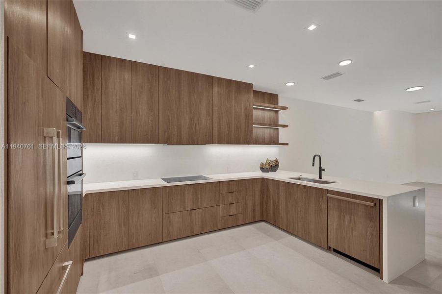 Furnished interior view inside a new home in , Miami (Image 20).