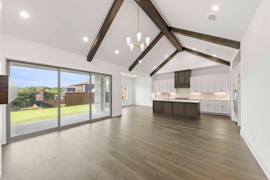 Open Kitchen-Living-Dining Room