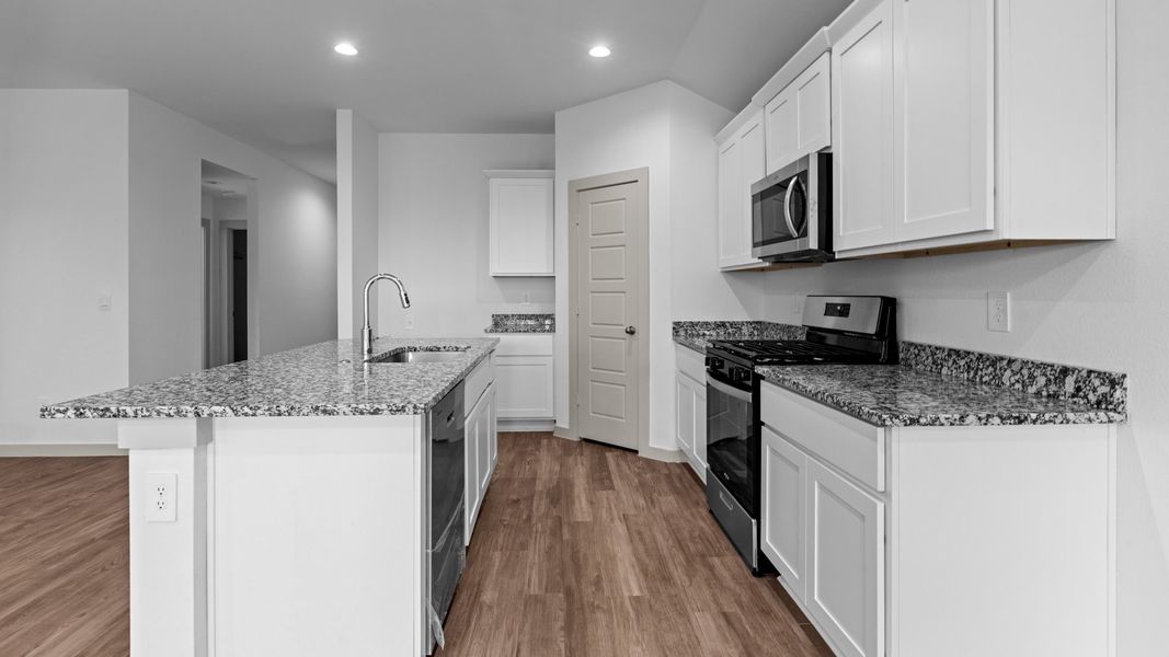 Representative furnished interior of a home built from the The Harris by D.R. Horton in Terra Vista, Lubbock (Image 4). Representative furnished interior of a home built from the The Harris by D.R. Horton in Terra Vista, Lubbock (Image 4).