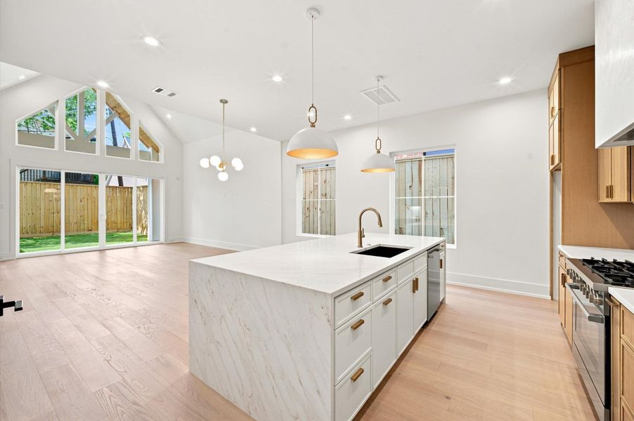 Furnished interior view inside a new home in , Houston (Image 10).