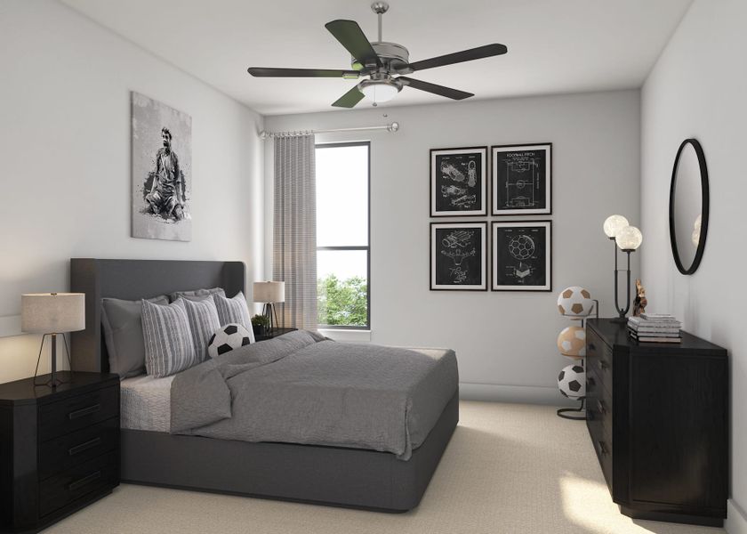 Representative furnished interior of a home built from the Downy by Tri Pointe Homes in Pecan Ridge, Fulshear (Image 17). Representative furnished interior of a home built from the Downy by Tri Pointe Homes in Pecan Ridge, Fulshear (Image 17).