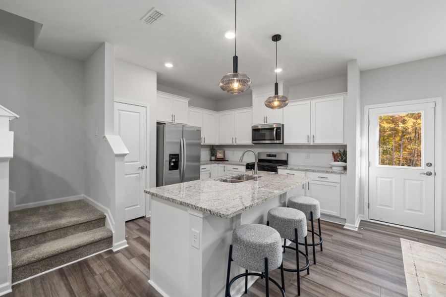 Representative furnished interior of a home built from the Hemingway by Pulte Homes in Sedgefield Green, Greensboro (Image 7).