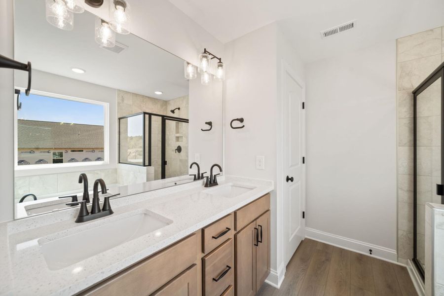 Furnished interior view inside a new home in Hayes Village, Greensboro (Image 11).