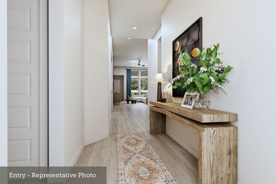 Furnished interior view inside a new home in Ridgeline, McKinney (Image 5).