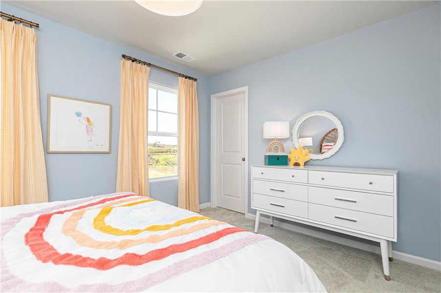 Furnished interior view inside a new home in Rhodes Glen, Lawrenceville (Image 38).