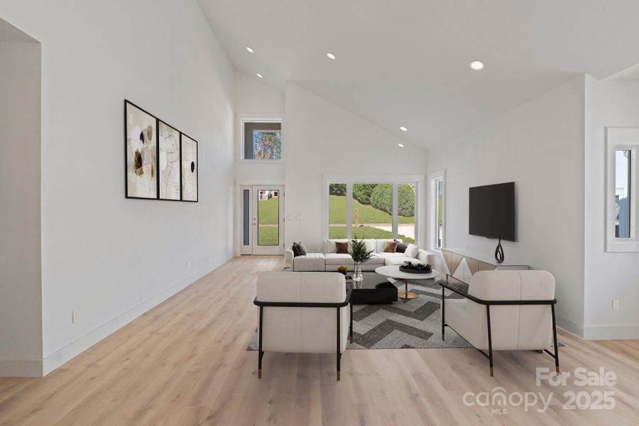 Furnished interior view inside a new home in , Hickory (Image 10).