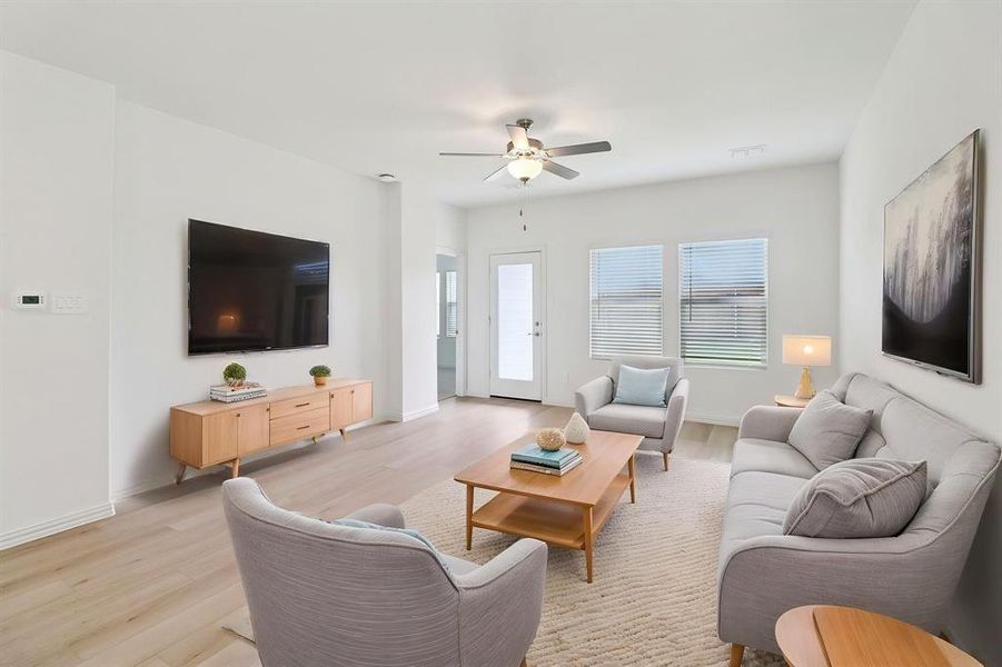 Furnished interior view inside a new home in Lakehaven - Spring Series, Farmersville (Image 6).