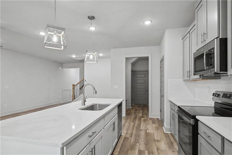 Furnished interior view inside a new home in , Norcross (Image 7).