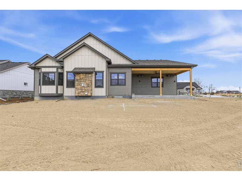 Exterior details and patio area of a home in , Berthoud (Image 3).