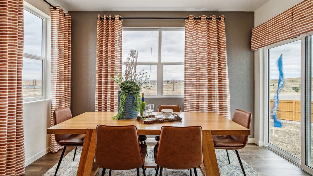 Furnished interior view inside a new home in The Ridge at Lorson Ranch, Colorado Springs (Image 9).