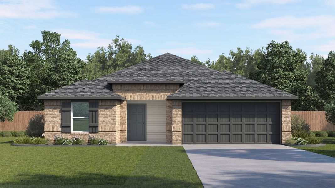 Representative exterior photo of a completed home built from the Denton by D.R. Horton in Sun N Lake, Sebring, FL (Image 15).