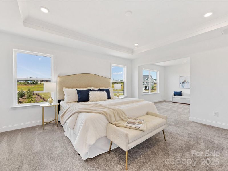 Furnished interior view inside a new home in Cannon Run, Concord (Image 17).