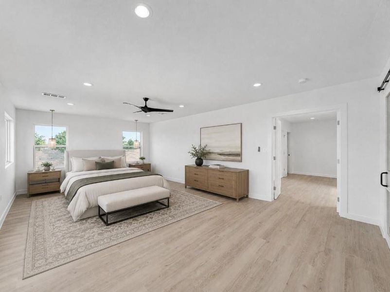 Furnished interior view inside a new home in , Dallas (Image 20).