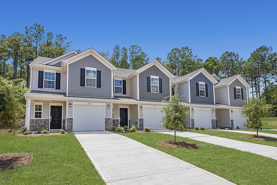 Front exterior of a new home in Oldfield: Timber, Camden, SC, highlighting curb appeal (Image 1).