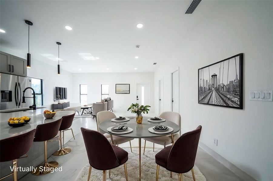 Furnished interior view inside a new home in , Punta Gorda (Image 7).
