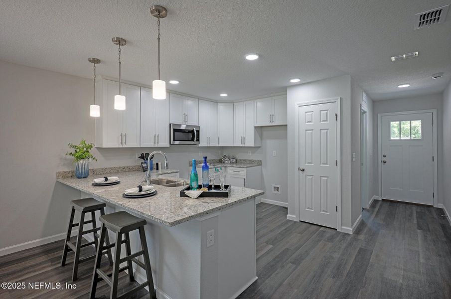 Furnished interior view inside a new home in , Jacksonville (Image 15). Furnished interior view inside a new home in , Jacksonville (Image 15).