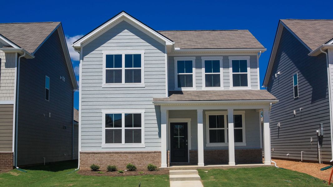 Representative exterior details of a home built from the CALHOUN by D.R. Horton in Percy Cove, Antioch (Image 3).