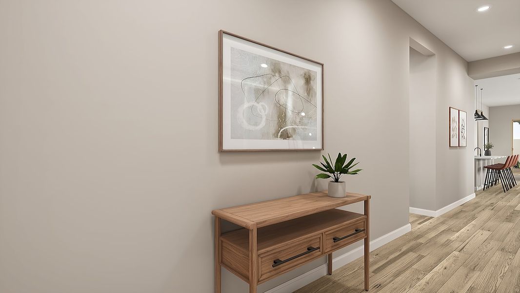 Representative furnished interior of a home built from the Granite Plan 3505 by Tri Pointe Homes in Terraza, San Tan Valley (Image 3).