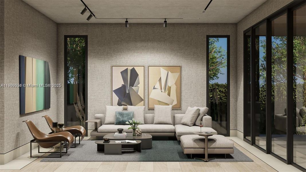 Exterior details and patio area of a home in , Key Biscayne (Image 3). Exterior details and patio area of a home in , Key Biscayne (Image 3).