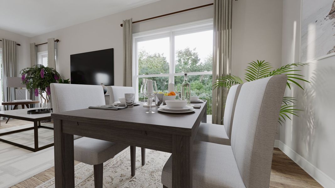 Representative furnished interior of a home built from the Grayson by Parkside Builders in Anderson Park, Hendersonville (Image 9).