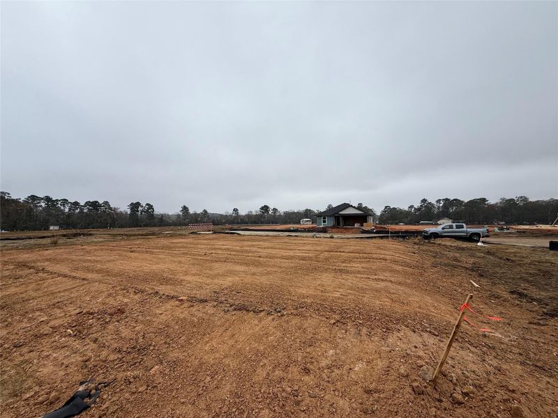 Site preparation for new homesites in Lexington Heights 50', Willis (Image 5).