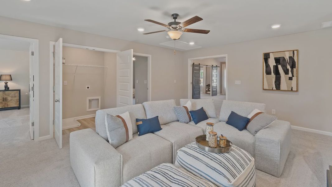 Representative furnished interior of a home built from the McKinley II - SL by DRB Homes in Brighton, Locust Grove (Image 30).