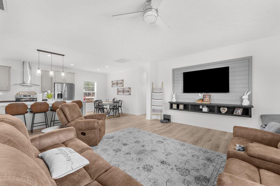 Furnished interior view inside a new home in , Cross (Image 16). Furnished interior view inside a new home in , Cross (Image 16).