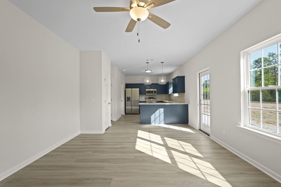 Representative furnished interior of a home built from the The Anderson by RTS Homes in Doctor's Creek, Ludowici (Image 6).