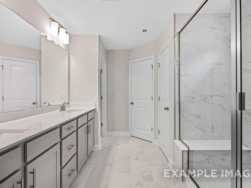 Furnished interior view inside a new home in Retreat at North Main, Lillington (Image 22).