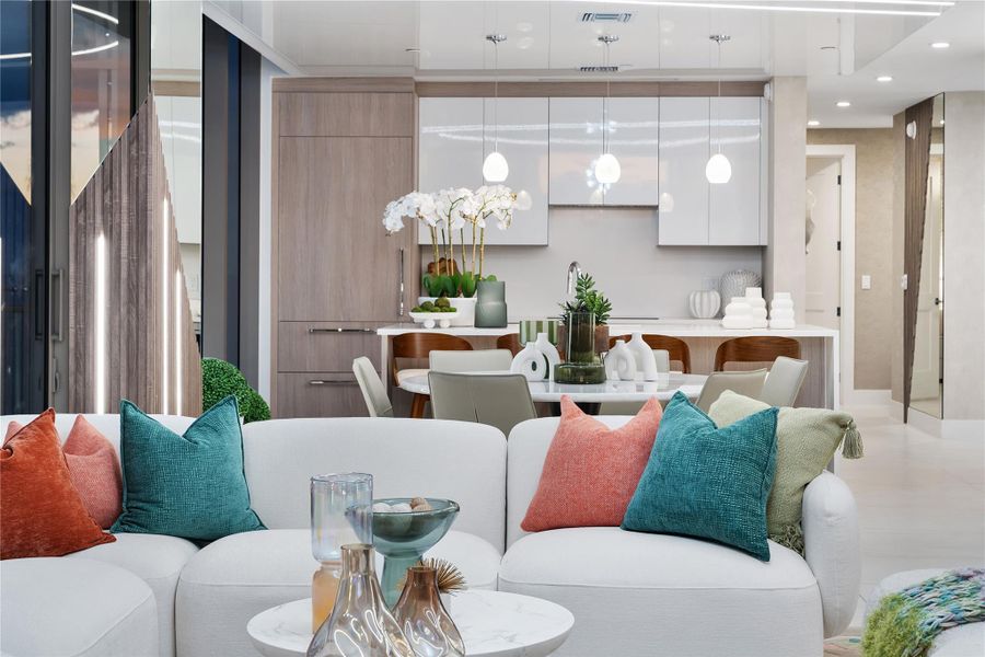 Furnished interior view inside a new home in , Fort Lauderdale (Image 29). Furnished interior view inside a new home in , Fort Lauderdale (Image 29).