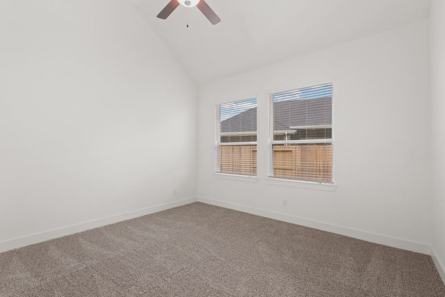 Representative unfurnished interior of a home built from the Mickelson by Chesmar Homes in Riceland Alley Loads, Mont Belvieu (Image 103).