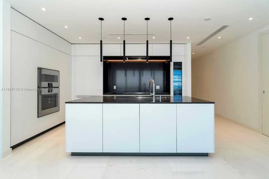 Furnished interior view inside a new home in Aston Martin Residences, Miami (Image 10).