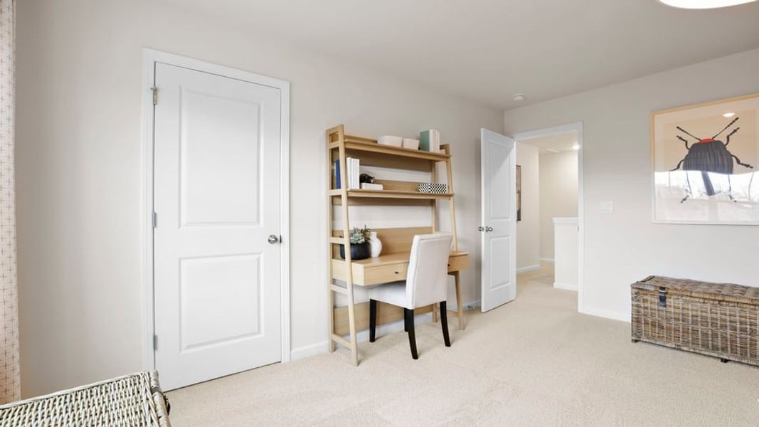 Representative furnished interior of a home built from the Salem by D.R. Horton in Palmetto Valley, Anderson (Image 18).