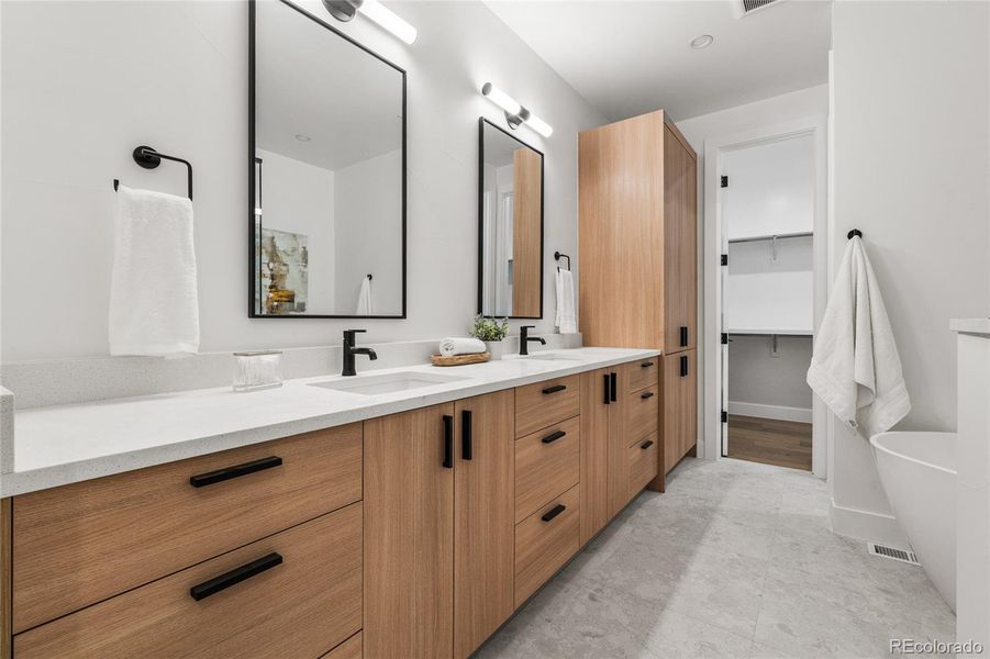 Furnished interior view inside a new home in , Denver (Image 8).