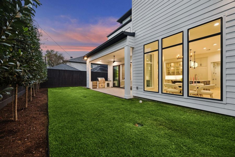 Back yard with room for a pool!