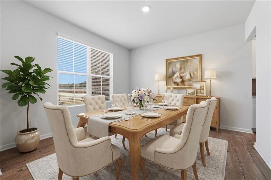Furnished interior view inside a new home in , McDonough (Image 13).