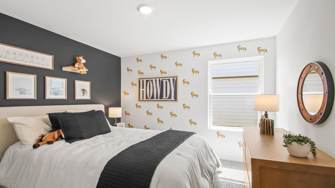 Representative furnished interior of a home built from the Barton by D.R. Horton in Sunset Valley, Hockley (Image 16).