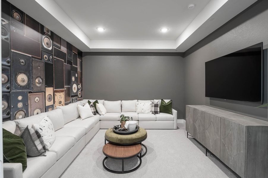 Furnished interior view inside a new home in Bridgeland, Cypress (Image 8).