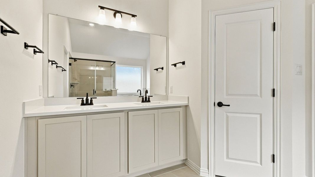 Furnished interior view inside a new home in Wildflower Ranch, Justin (Image 32). Furnished interior view inside a new home in Wildflower Ranch, Justin (Image 32).