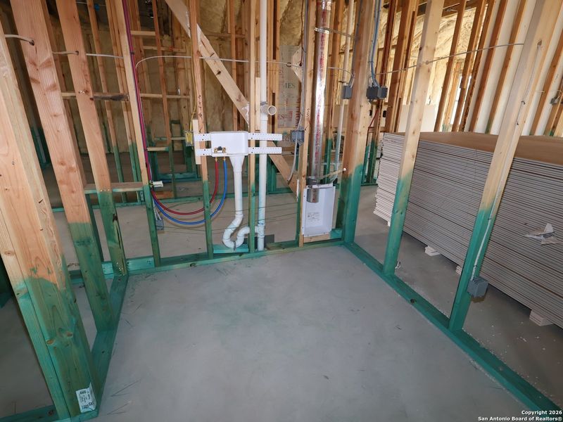 In-progress construction of a new home in Chaparral Ranch, Floresville, TX (Image 30).