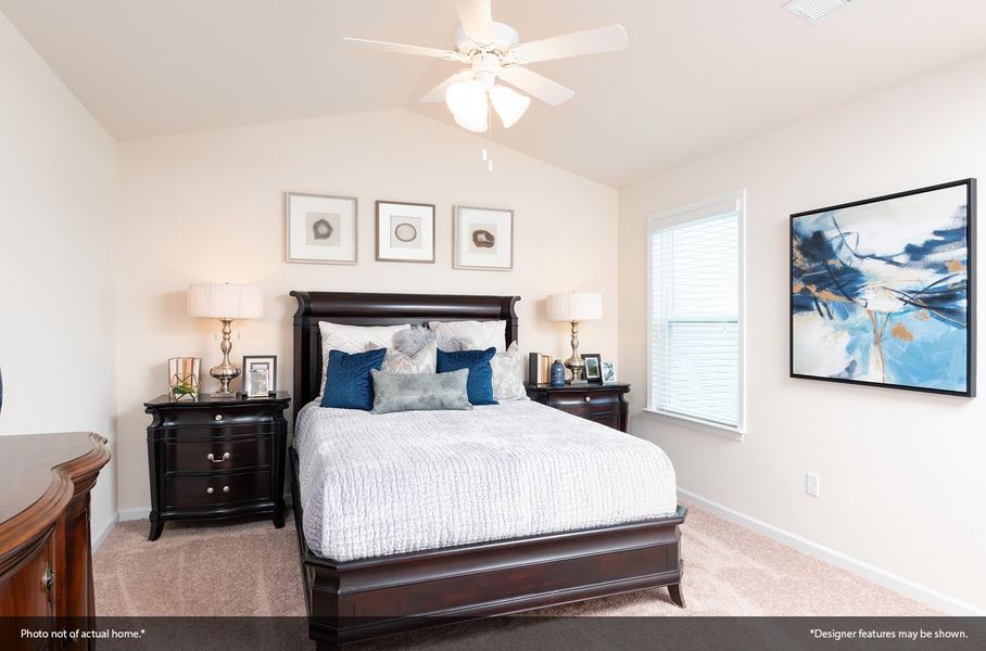 Furnished interior view inside a new home in Cambridge Reserve, Angier (Image 7).