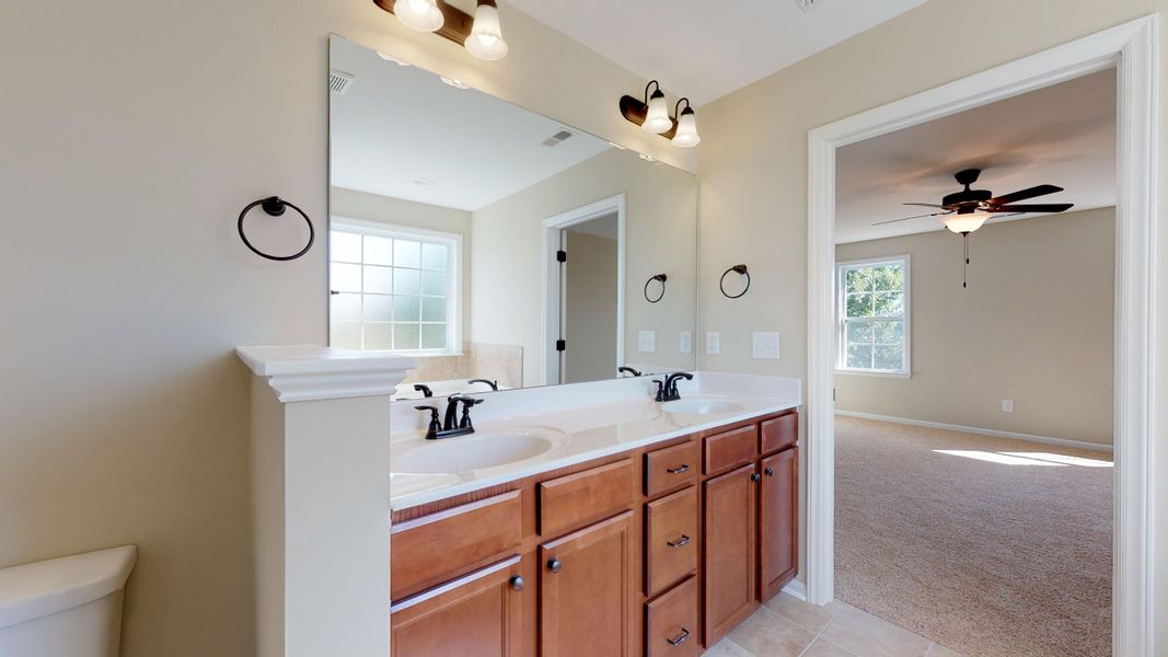 Representative furnished interior of a home built from the Rockbridge by Bill Clark Homes in Davenport Farms, Winterville (Image 14).