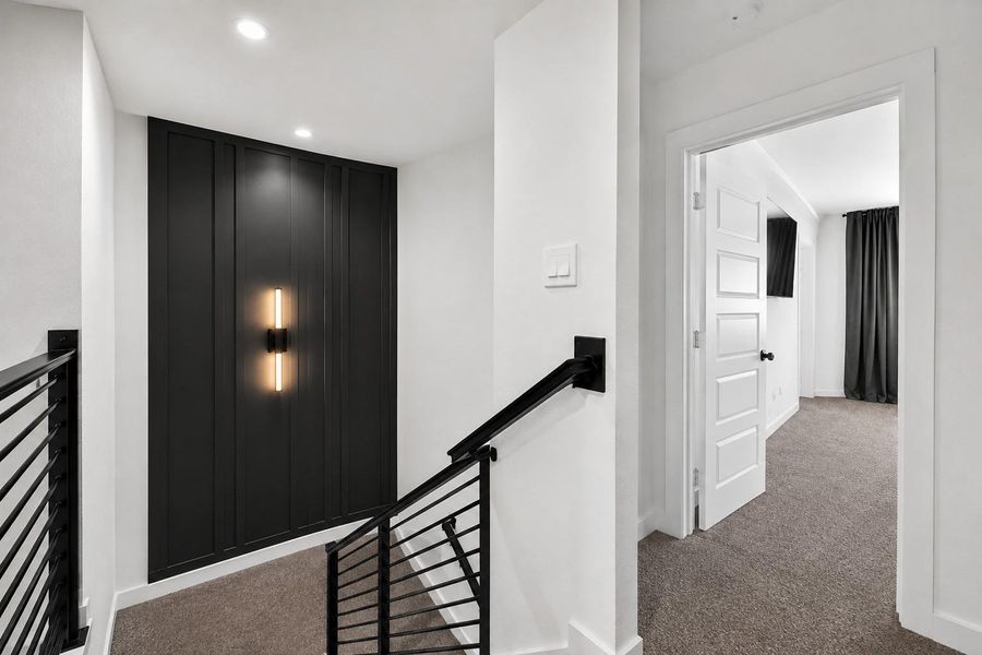Furnished interior view inside a new home in , Houston (Image 22).