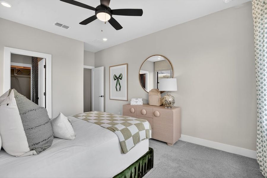 Representative furnished interior of a home built from the Vincent by Taylor Morrison in Ryehill, Rosenberg (Image 38).
