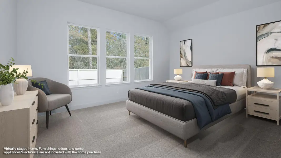 Furnished interior view inside a new home in Audubon, Magnolia (Image 10).