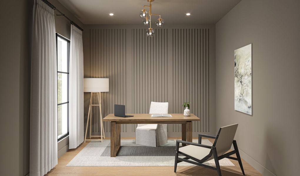 Furnished interior view inside a new home in , Houston (Image 6).