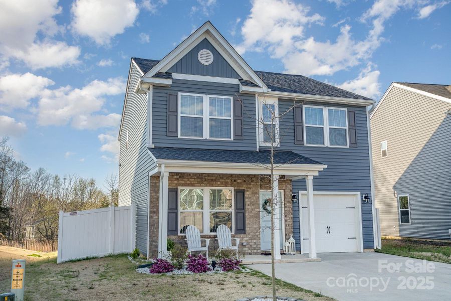Front exterior of a new home in , York, SC, highlighting curb appeal (Image 16).