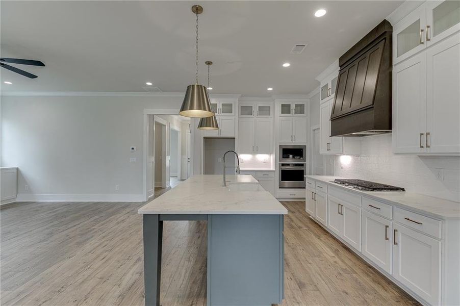 Furnished interior view inside a new home in , Buford (Image 13).