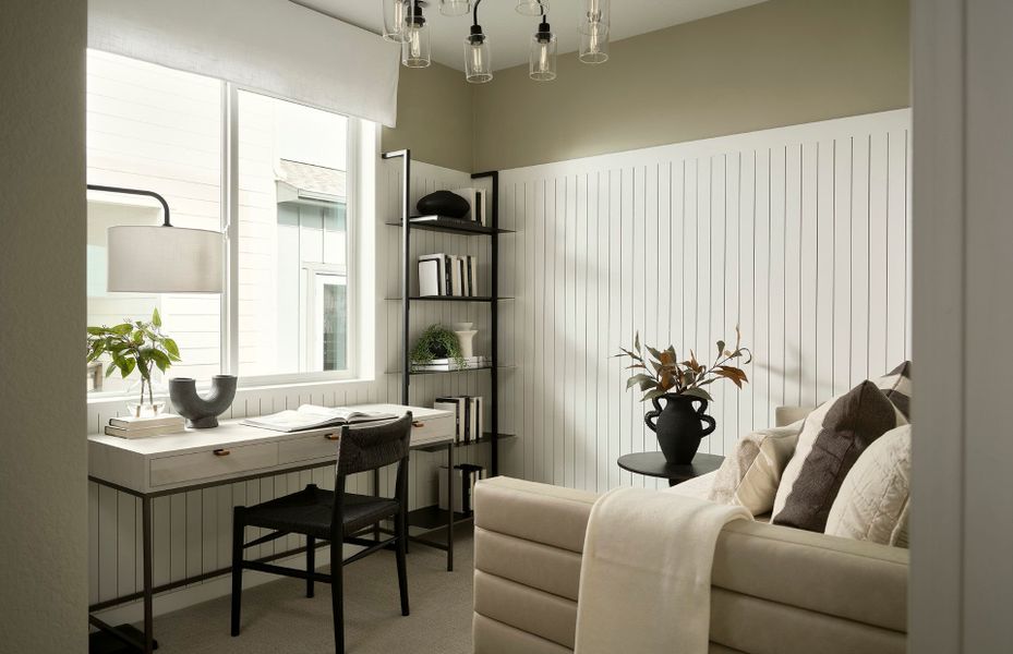 Furnished interior view inside a new home in Barefoot Village, Firestone (Image 13).
