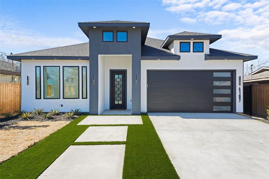 Front exterior of a new home in , Dallas, TX, highlighting curb appeal (Image 2). Front exterior of a new home in , Dallas, TX, highlighting curb appeal (Image 2).